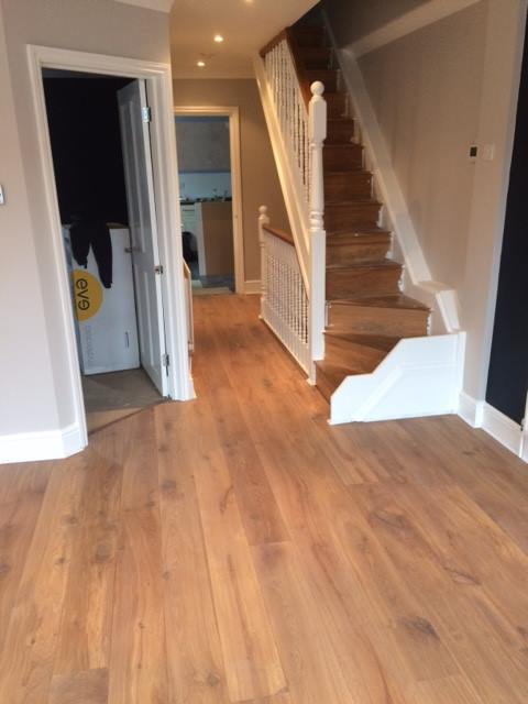 Wood floor in home
